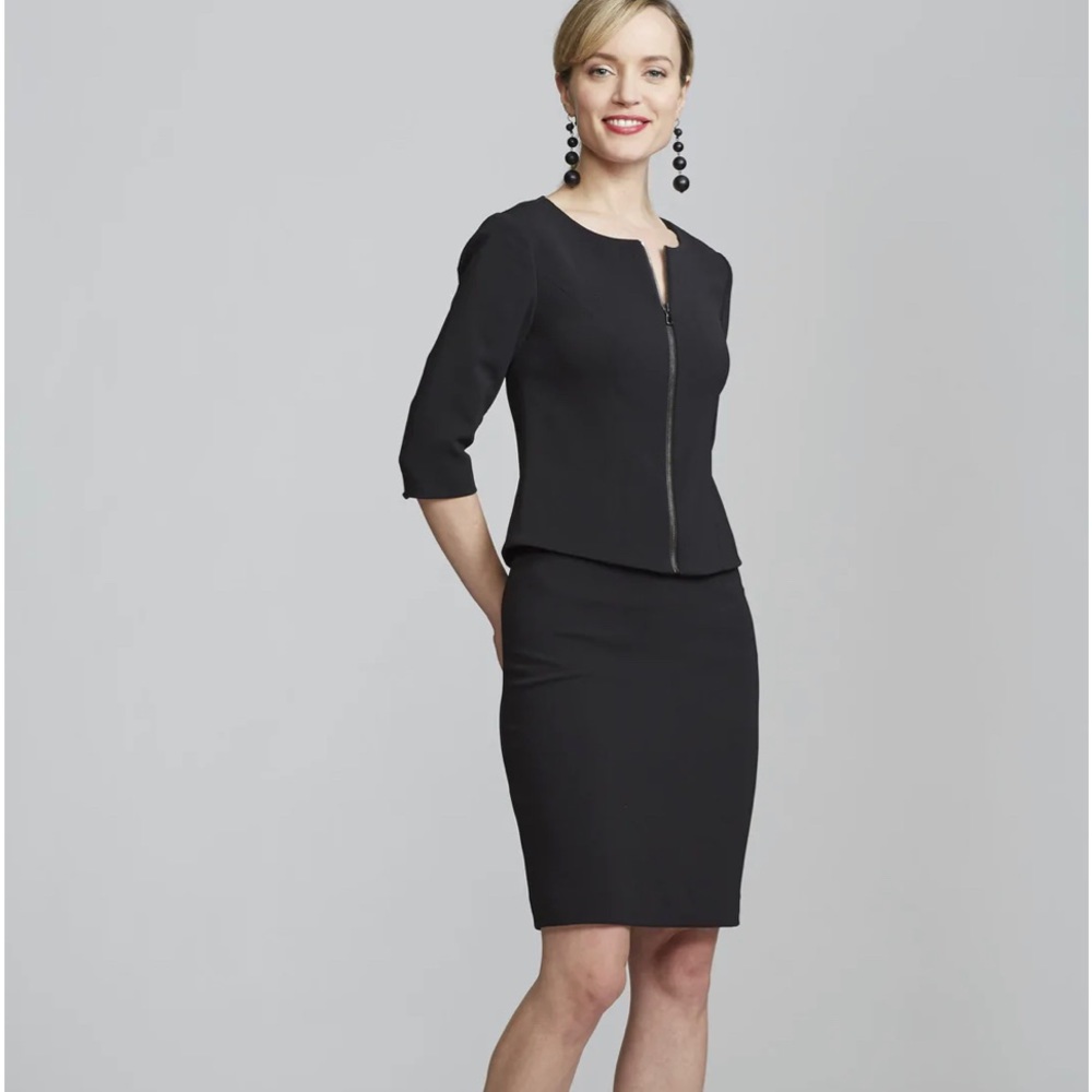 Nora Gardner || Black Pencil Multifunction Skirt. Sz. 6